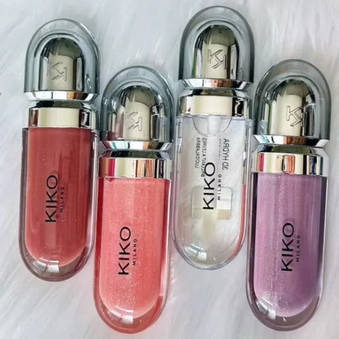 KIKO 3D Hydra Lip Gloss – Waterproof, Long-Lasting Shimmer Lip Gloss & Lip Liner (Brun Rose / Pearly Mauve) - Image 5