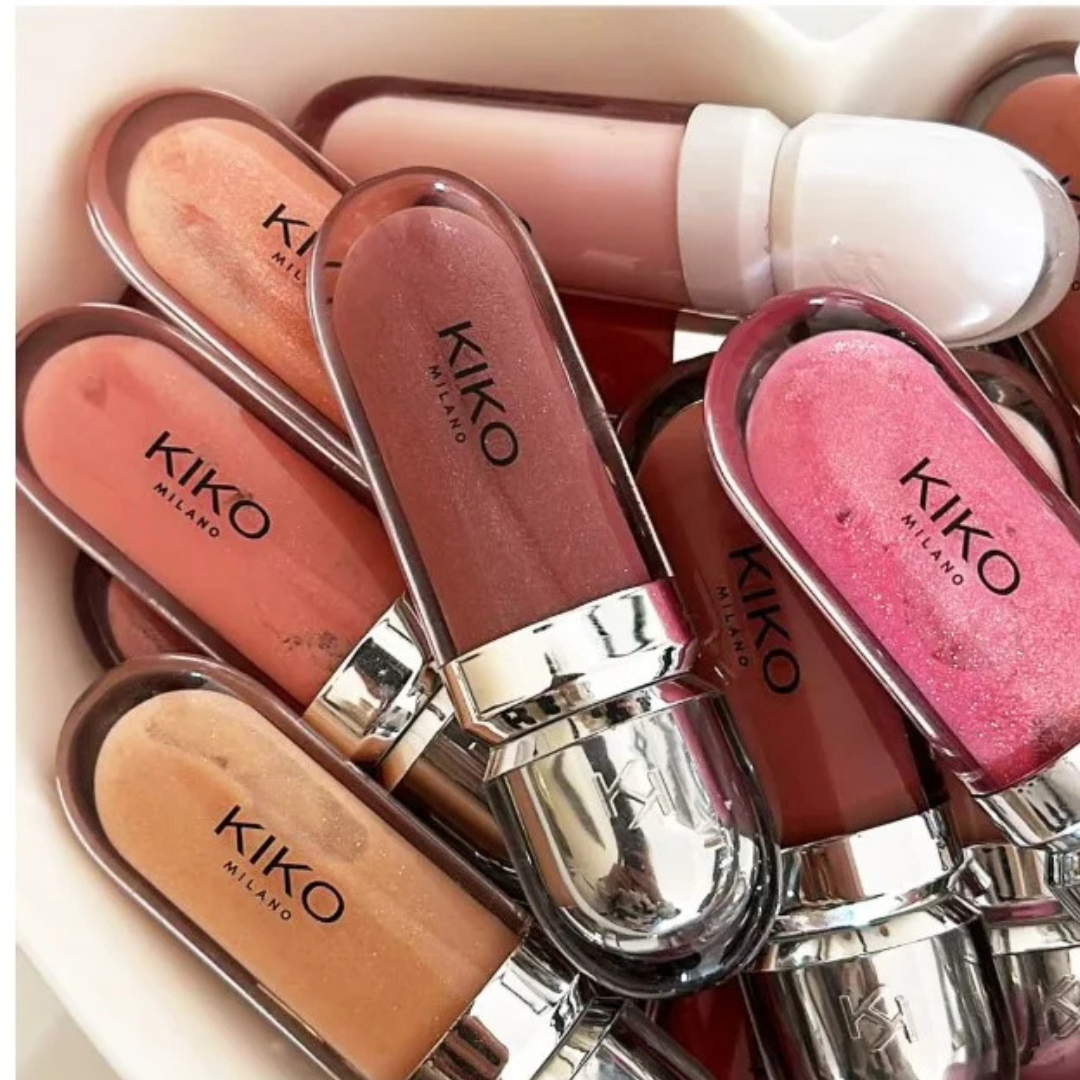 KIKO 3D Hydra Lip Gloss – Waterproof, Long-Lasting Shimmer Lip Gloss & Lip Liner (Brun Rose / Pearly Mauve) - Image 4