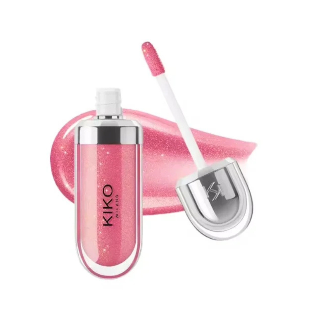 KIKO 3D Hydra Lip Gloss – Waterproof, Long-Lasting Shimmer Lip Gloss & Lip Liner (Brun Rose / Pearly Mauve) - Image 2