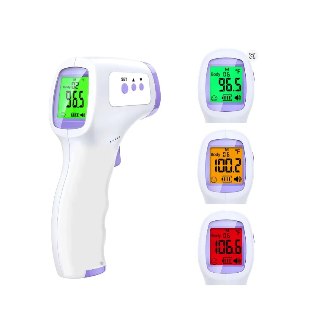 Digital Infrared Thermometer & Finger Pulse Oximeter – Non-Contact Fever Scanner + Blood Oxygen Monitor - Image 3