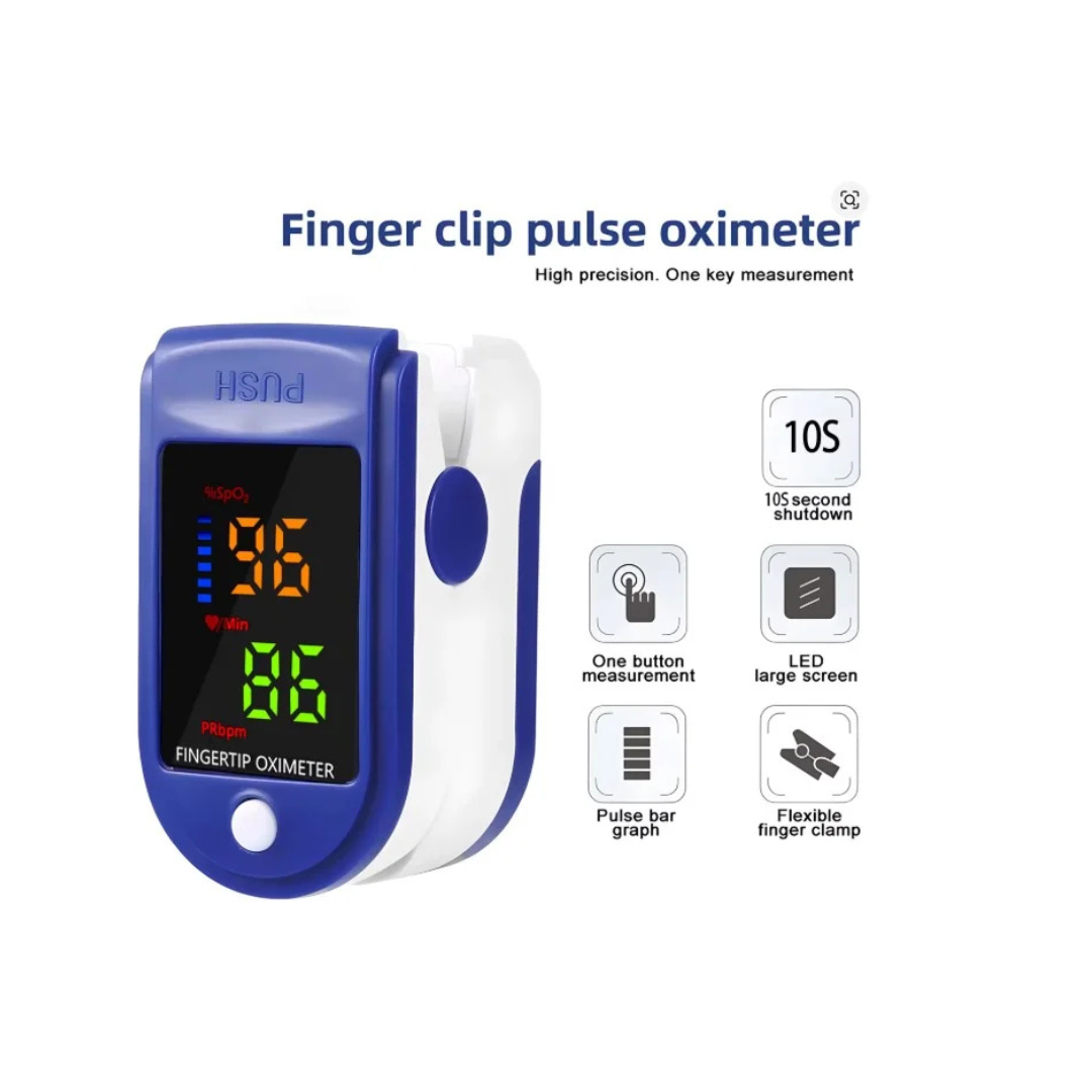 Digital Infrared Thermometer & Finger Pulse Oximeter – Non-Contact Fever Scanner + Blood Oxygen Monitor - Image 4